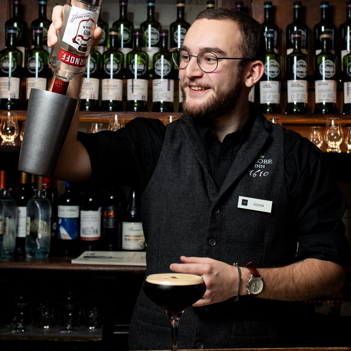 Beat those Friday blues with drinks at The Globe Inn, Dumfries. Enjoy one of our speciality cocktails, shaken and stirred by our resident mixologist Adam. It's always five o'clock somewhere. Good times start at The Globe Inn. Bar open Wednesday - Saturday 11am-11pm #FridayDrinks