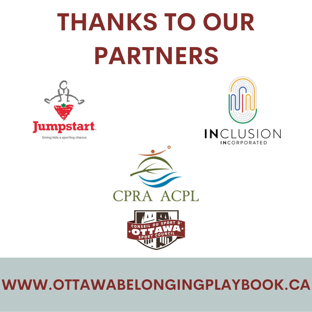 The Belonging Playbook is powered by @CTJumpstart and developed with expertise from @INclusion_INc. Thanks also to @CPRA_ACPL for their support in the development of this resource.

ottawabelongingplaybook.ca