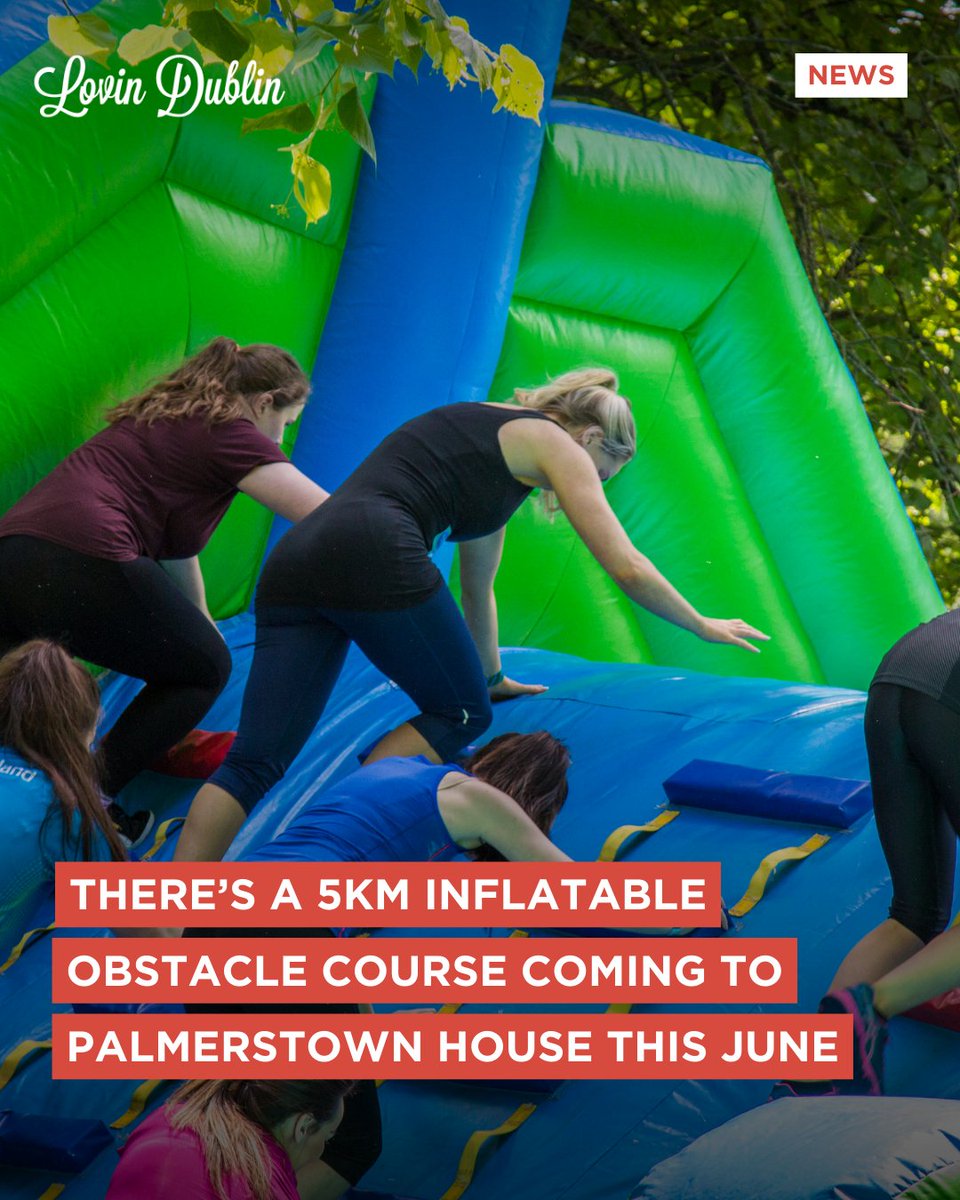 A bouncy castle that is socially acceptable for adults to use? Yes please ⁠ ⁠ The Big Bounce Challenge will feature 10 of Ireland's biggest inflatable obstacle courses, and is taking place at Palmerstown House Estate on the 1st & 2nd of June. ⁠ ⁠