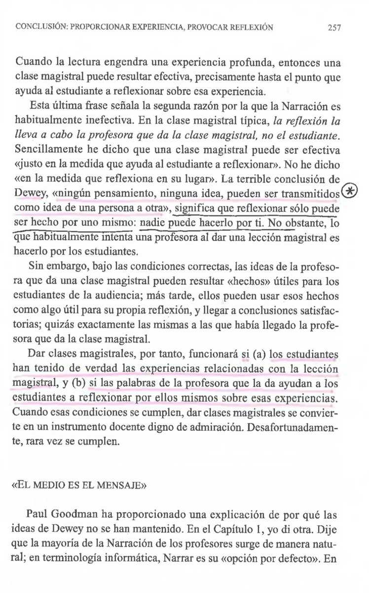 @eferroga Donald Finkel, Dar clase con la boca cerrada (1)