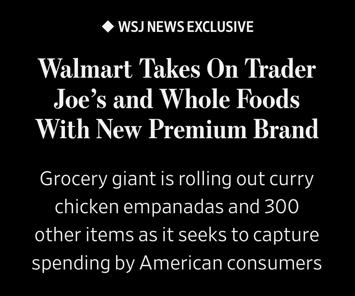 This isn’t gonna entice me to go to Walmart instead of Trader Joe’s. 
Self-checkouts vs Trader Joe’s person checking out
will never sway me. Hey ⁦@Walmart⁩ EVERYTHING about TJ’s, not just the food, is why Americans love TJ’s. Something Walmart couldn’t ever understand!