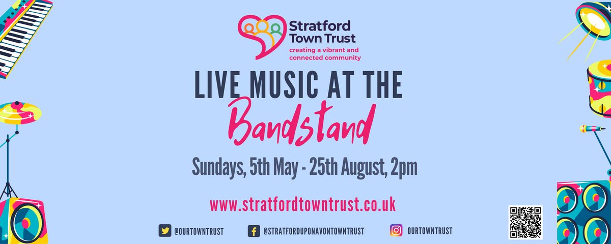 Not long now until our Live at the Bandstand summer programme of music returns! We're kicking off on Sunday 5th May with Dan Sealey who started his career with folk rock band Ocean Colour Scene. Pack up a picnic and bring your friends! stratfordtowntrust.co.uk/our-community/…