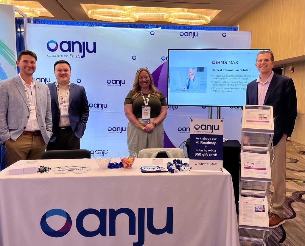 Catch up with the Anju team at #ISMPPAnnual2024! Stop by and say hi to our #MedicalAffairs experts at booth 30 – they are here throughout the entire show!

#MedComms #MedPubs #MedInfo #PubstratMAX #IRMSMAX