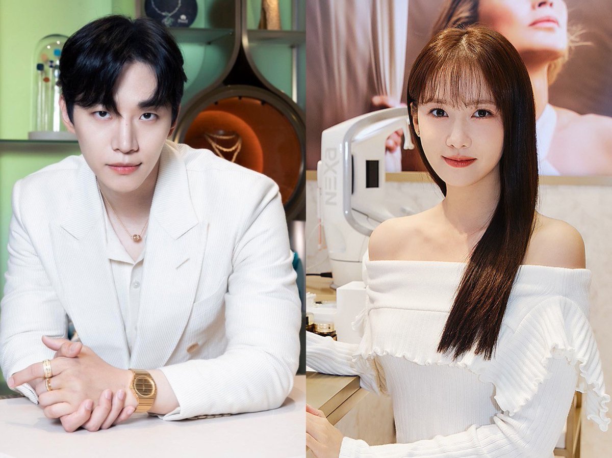 dazzling couple in white✨🤍