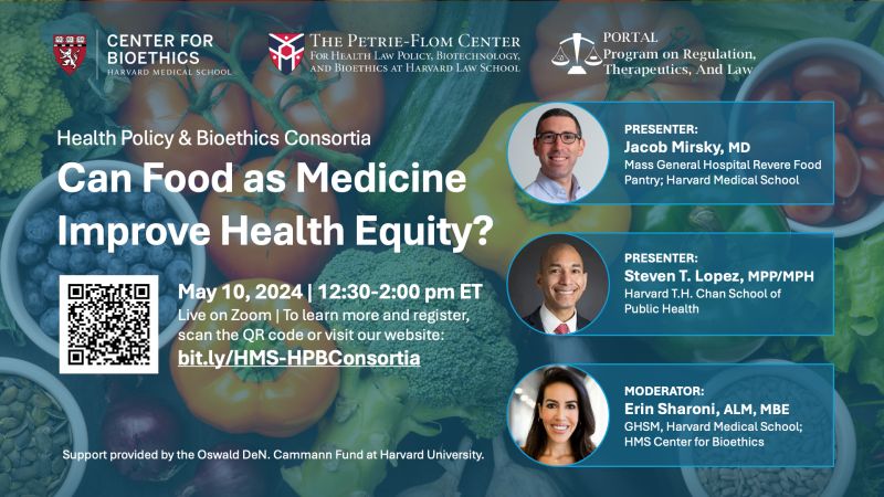 Next week, we'll be talking food as medicine with a federal policymaker, @DrJacobMirsky who is implementing that policy through innovative medical food programs, and @ErinSharoni leading change for plant-based diets Register lp.constantcontactpages.com/ev/reg/kjdzwh2 May 10, 12:30-2:00 ET on Zoom