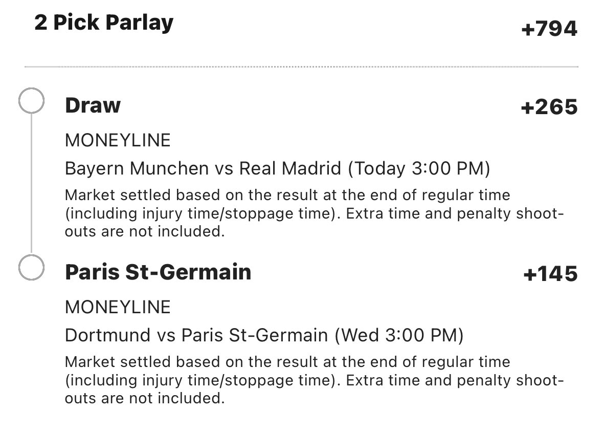 Arsenal may be out… but I’ve still got winners for my loyal followers #DropTheHammer #UCL #ChampionsLeague #DKPartner