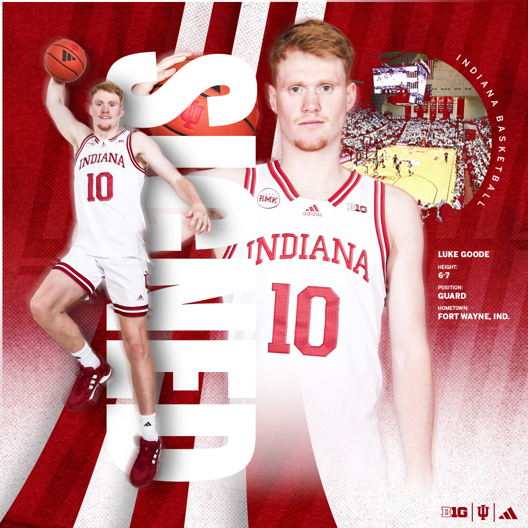 𝓢𝓲𝓰𝓷𝓮𝓭 📝 Welcome to Hoosier Nation, @lukegoode10! ⚪️🔴🏀