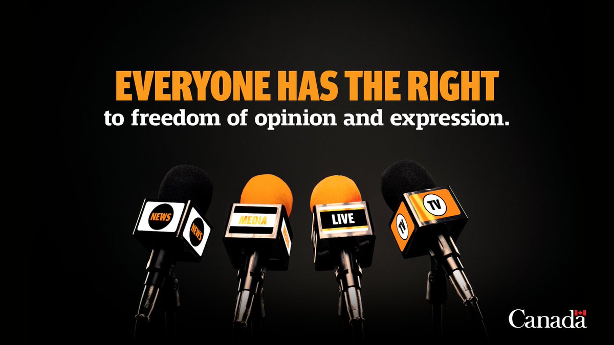 Courageous.
Willing to speak truth to power.
Essential to promote and protect human rights. 
 
Canada is a strong supporter of #HumanRightsDefenders – including journalists. 

 #DefendMediaFreedom