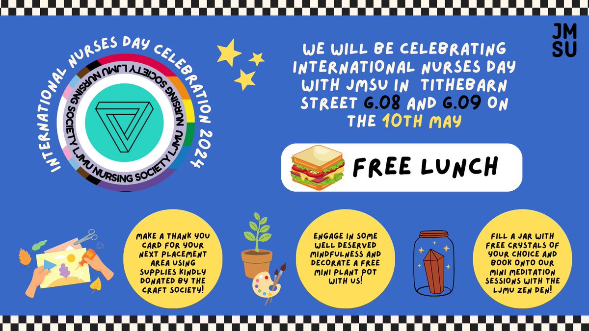 Join us from 11am until 2pm on Friday 10th May! @LJMUNursing @johnmooressu @glk_rcn @NHSuk @theRCN #InternationalNursesDay #nursingstudent #ljmunursing