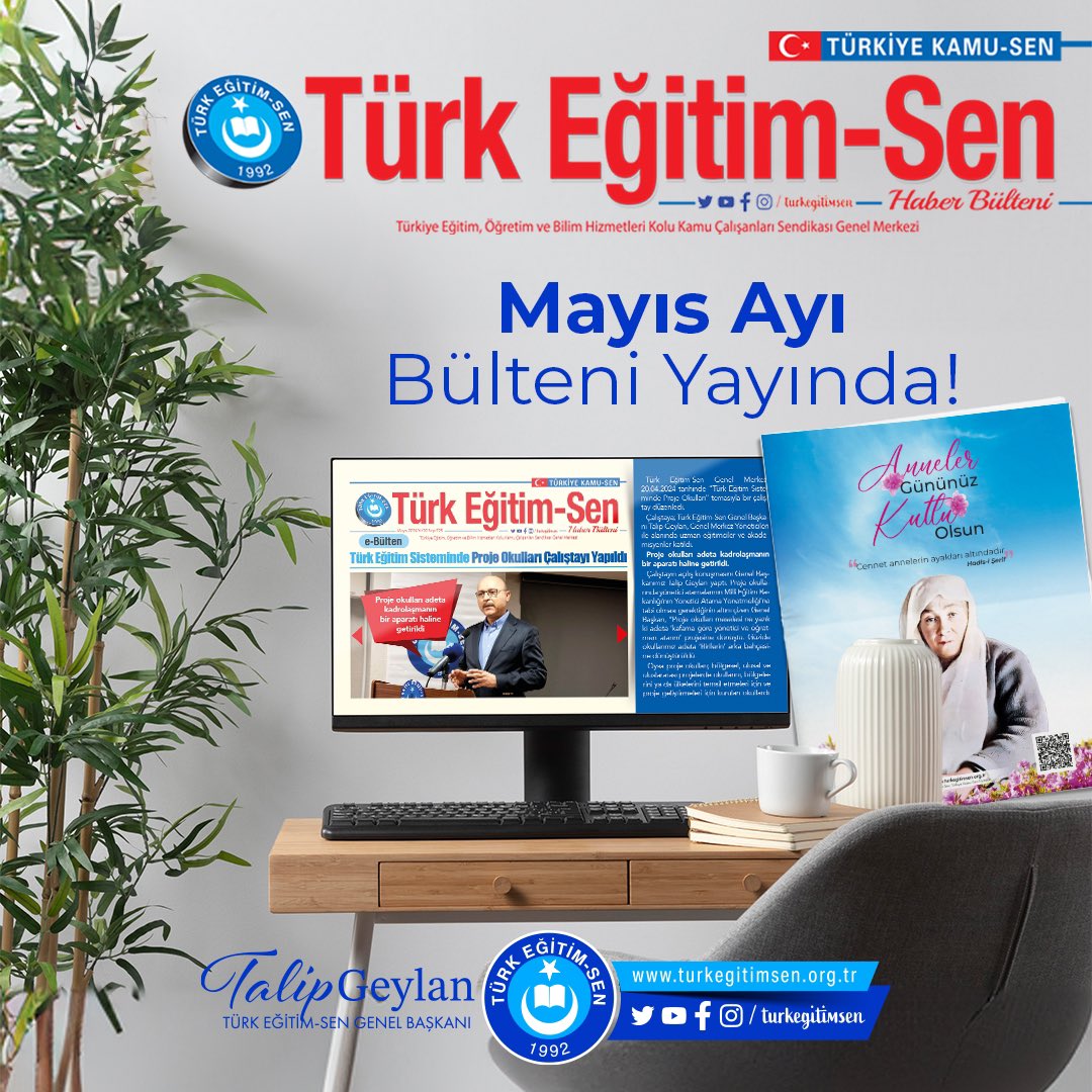 Mayıs ayı e-bültenimiz yayında. Okumak için: turkegitimsen.org.tr/wp-content/upl…