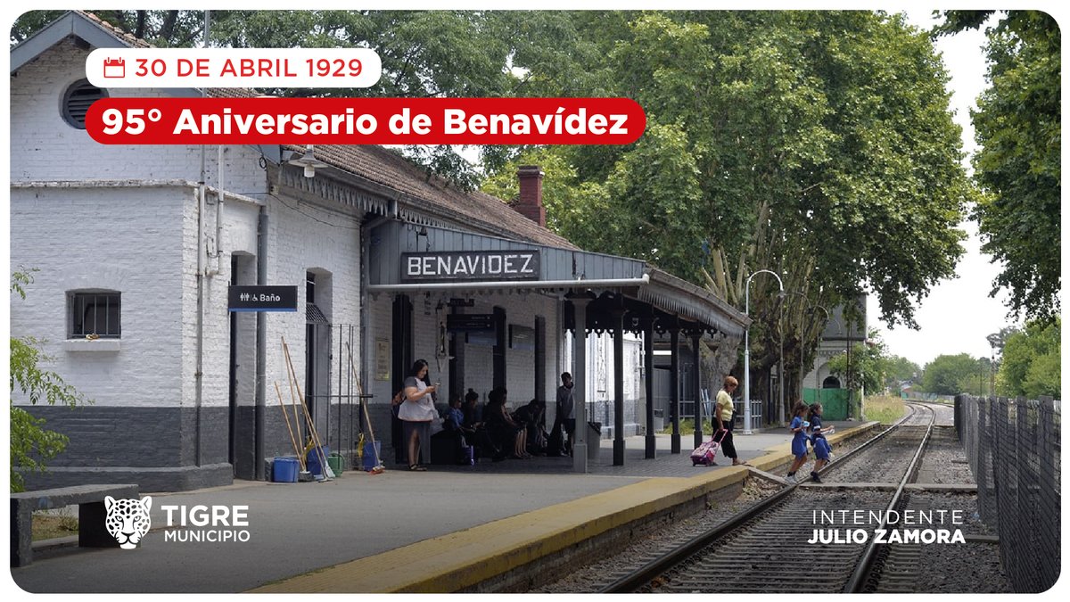 ¡Hoy celebramos el 95° aniversario de Benavídez! Mi lugar en el mundo, donde nací, crecí y elegí formar una familia junto a @ZamoraJulio. ¡Felicidades a todos sus vecinos y vecinas! 🎉🩷