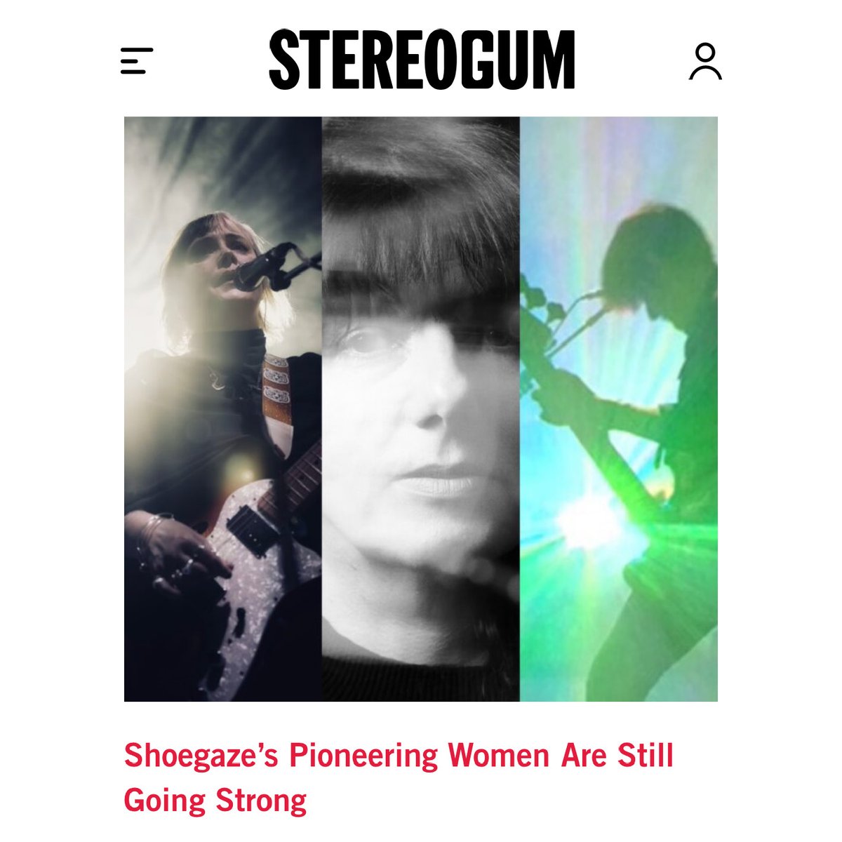 Two things to read when you have a spare few minutes... On @stereogum, @LesaHannah has spoken to @evjanderson – along with @RachelAGoswell and Deb Googe – about the revival of shoegaze and how it feels to still be making amazing music in middle age. stereogum.com/2261300/shoega…
