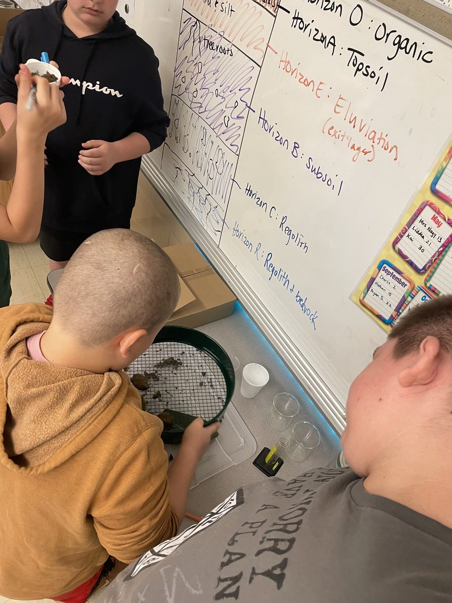 Playing with soil today thanks to the <a href="/LeeEatonPTA/">Lee Eaton PTA</a> ❤️🌱 Making soil jars to analyze the soil texture tomorrow! 😊<a href="/LEelementary/">Lee Eaton Intermediate Knights</a> <a href="/CoachRudowsky/">Bryan Rudowsky</a>