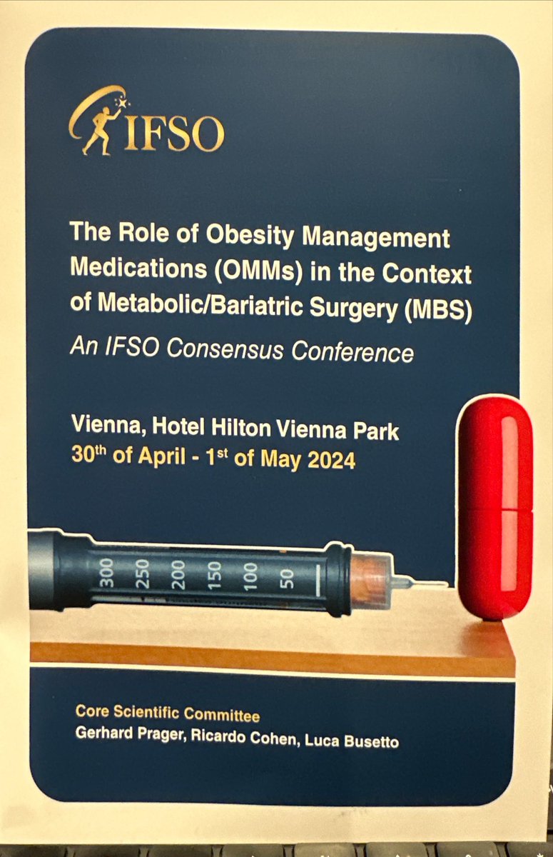 Important @IfsoSecretariat Consensus Conference in Vienna Begins! @IFSOMENAC @IFSO_NAC @ASMBS @JaimePonceMD @Ali_Aminian_MD @rvcohen @carel_leroux @marinakurian @nasreenalfaris @KowLilian @FRubinoMD @DrMuffi