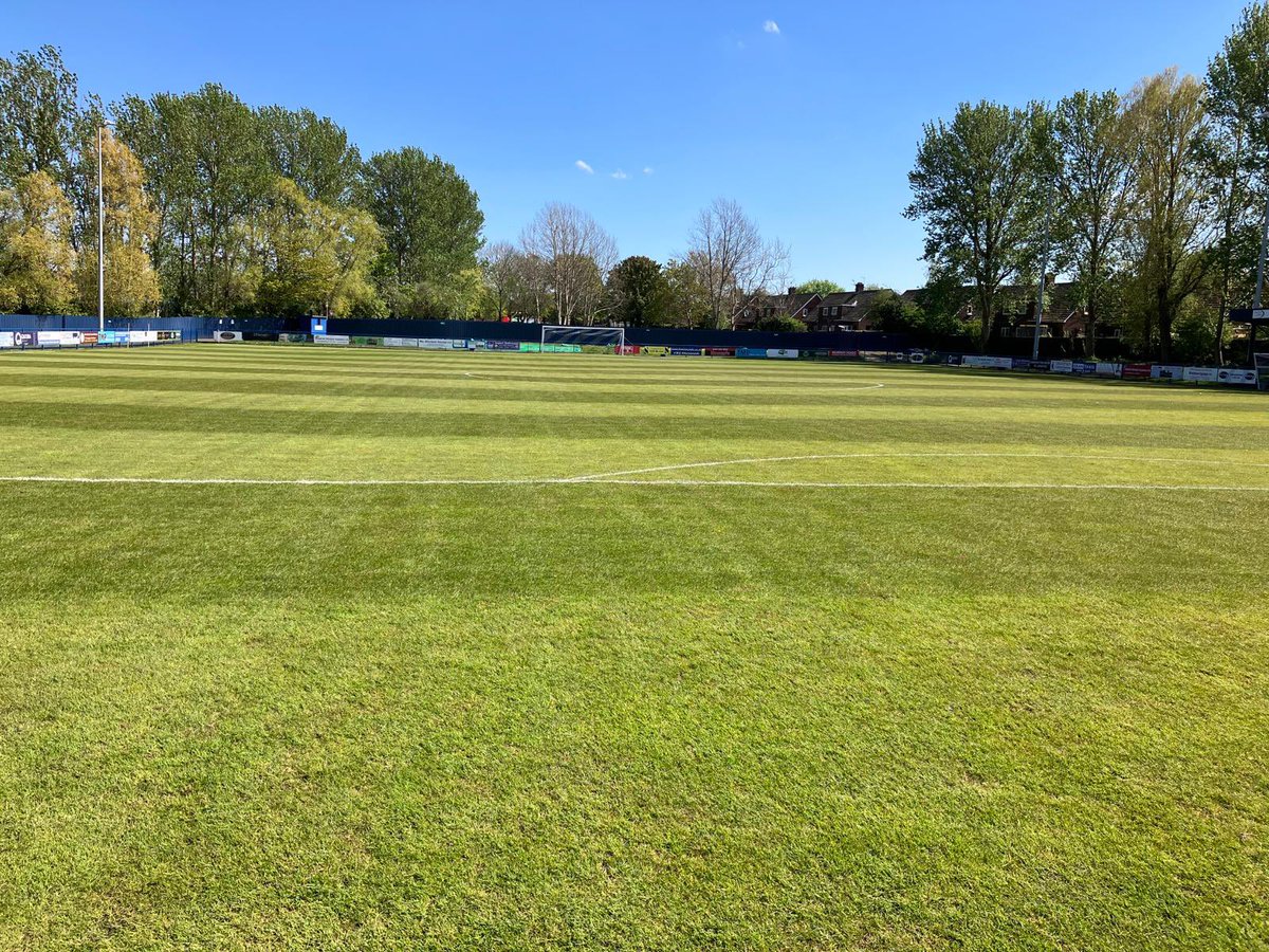 The UTS Stadium pitch looking immaculate ahead of tonight’s massive play-off semi-final. 😍

#WeAreDUTS 💙