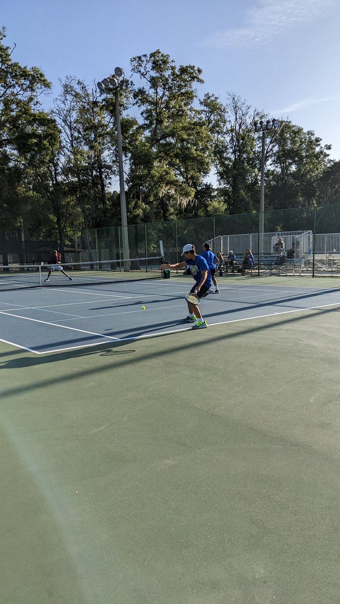 4A #FHSAA Tennis State Semifinals are underway at Sanlando Park! 🎾