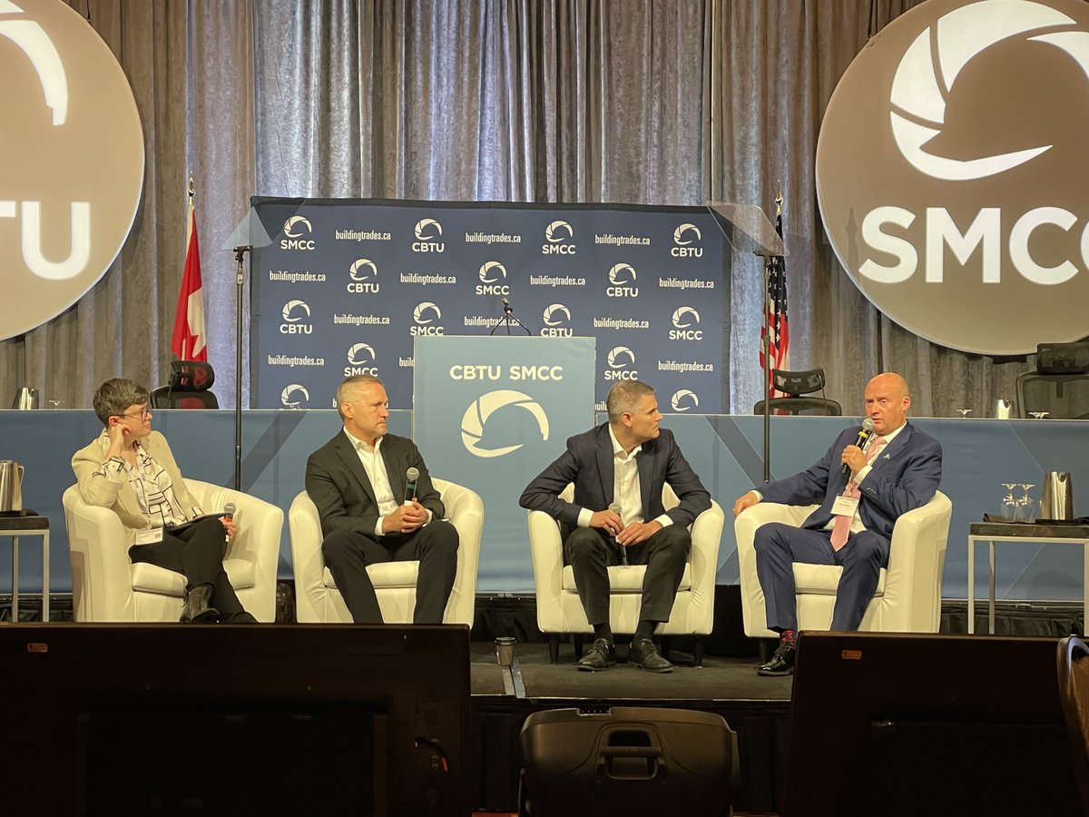 A brilliant panel on the opportunities for our industry created by the 2024 Federal Budget's Investment Tax Credit and Prevailing Wage.

Read the @cdntrades' full statement here: buildingtrades.ca/statement-on-b…
#cdntrades #buildingtrades #buildingtradesofalberta