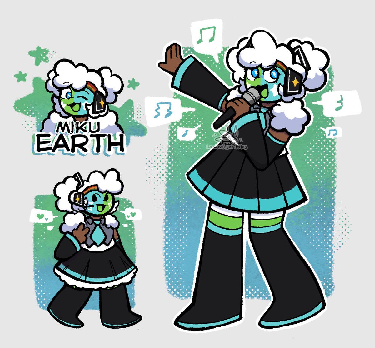 And now, it’s time for moment you’ve been waiting for!
Miku earth! 🎶
#lunarandearthshow #tsamsearth #earthfnaf #laes