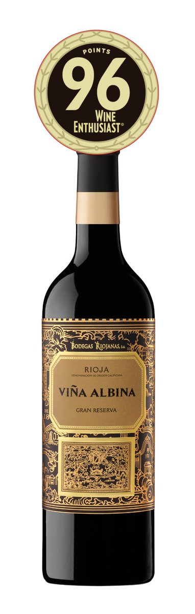 Viña Albina Gran Reserva 2017, 96 puntos, Cellar Selection Wine Enthusiast @bodegasriojanas delascosasdelcomer.com/2024/04/30/vin…
