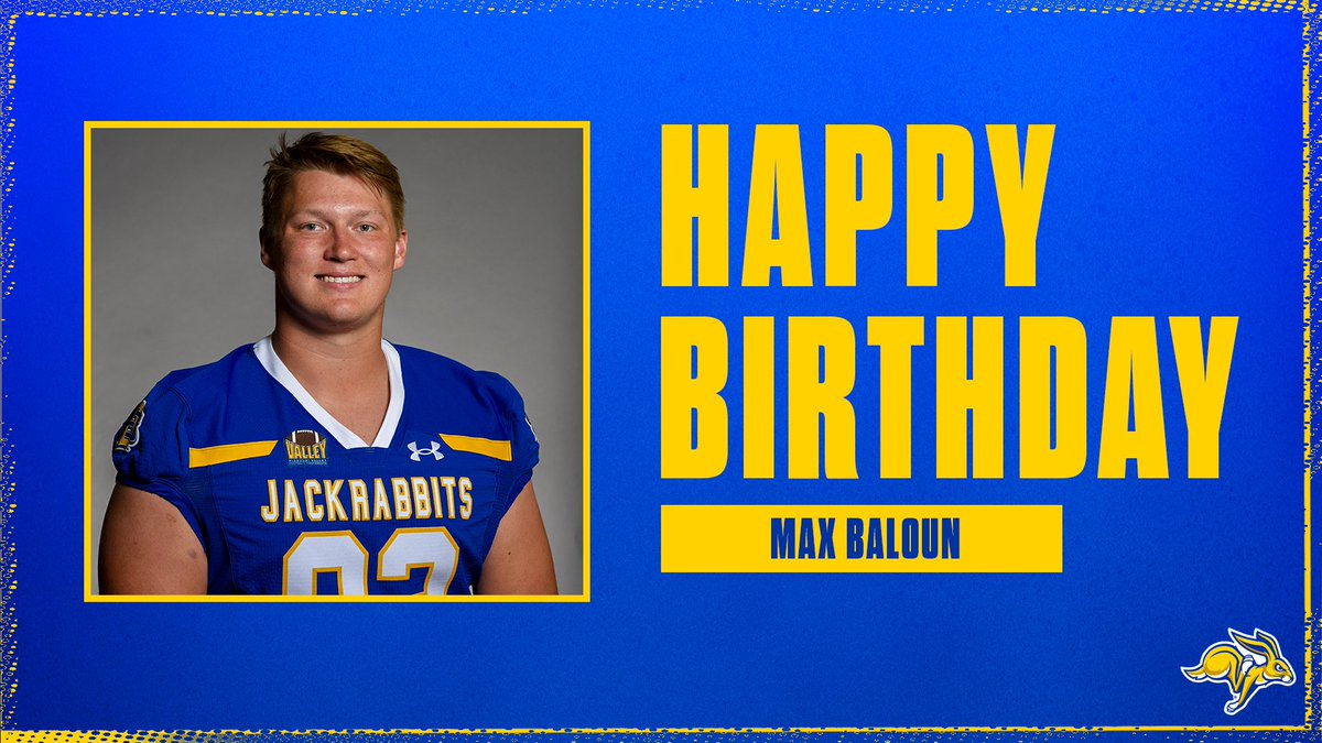Happy Birthday, Max! @maxbaloun #GoJacks 🐰🏈