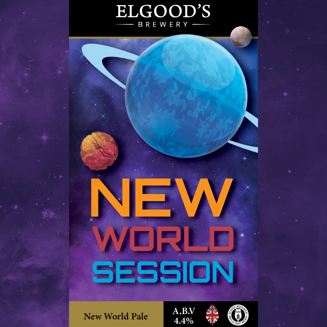 New World Session has landed! This golden 4.4% IPA is bursting with spicy, tropical fruit aromas and a refreshing citrus finish. Perfect for sunny days and laid-back evenings. Available online or from our shop, pre-order yours today! #NewWorldSession #CAMRA #elgoodsbrewery