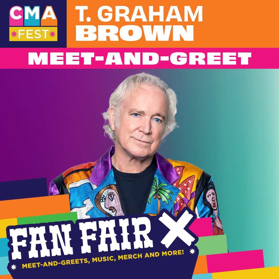 JUST ANNOUNCED! I'm hosting a Meet & Greet at CMA Fest in Fan Fair X on Sunday June 9th at 2:00 PM to 3:00 PM to support the CMA Foundation & their mission to shape the next generation through music education. Tickets & details: CMAfest.com/FanFairX