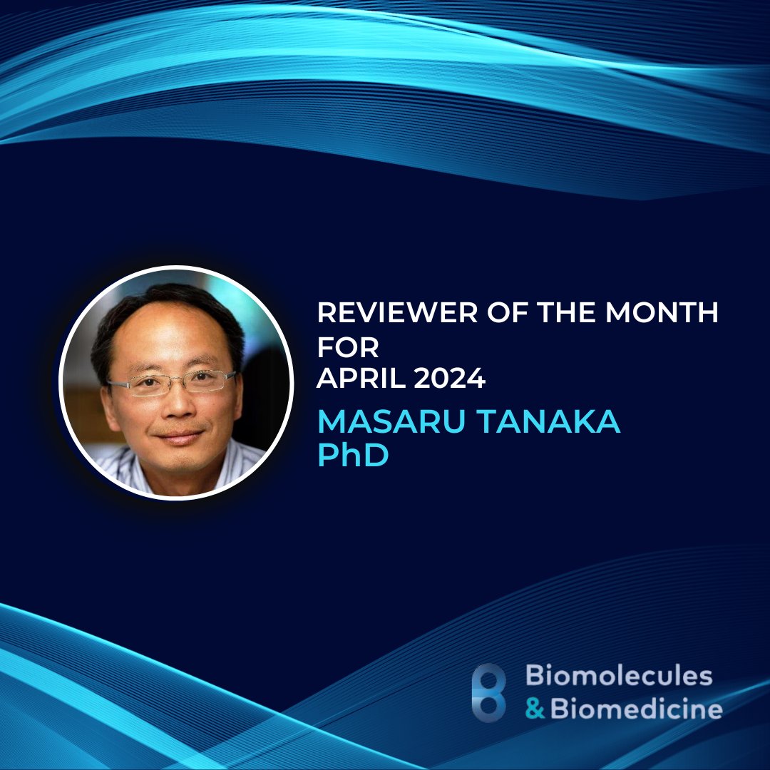 In a deep dive with Dr. Masaru Tanaka, April's Reviewer of the Month, we learn how critical peer review is to advancing science. His work ensures quality and clarity in every paper. 📖🔍
Read our blog post: blog.bjbms.org/the-reviewer-o…. #biomolbiomed #reviewerofthemonth