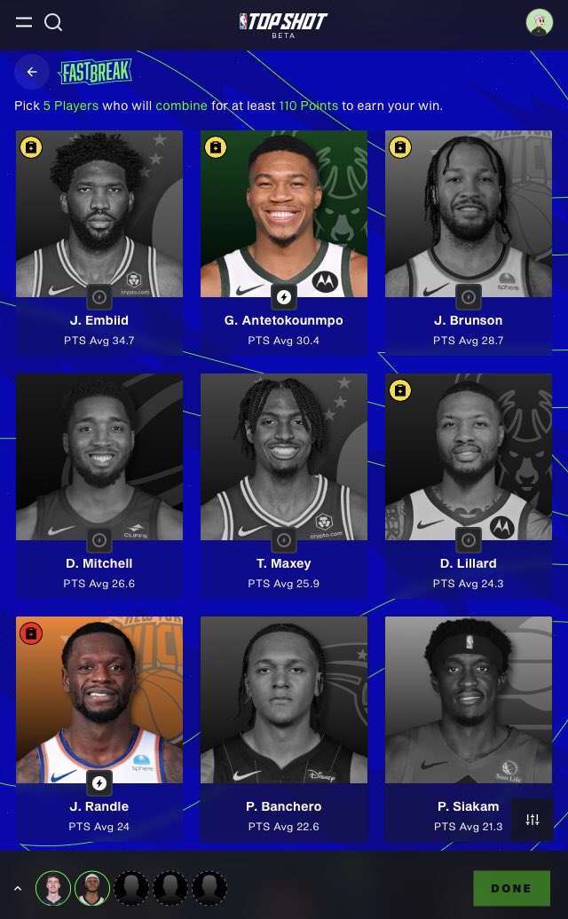 GM @NBATopShot fam! 
I could use some help and a bit of luck securing win #6 in #fastbreak tonight. 🏀 
Does anyone have a Banchero and/or Siakam I can borrow?

TS: PuffPuffPass
#please #thankyou #onFlow