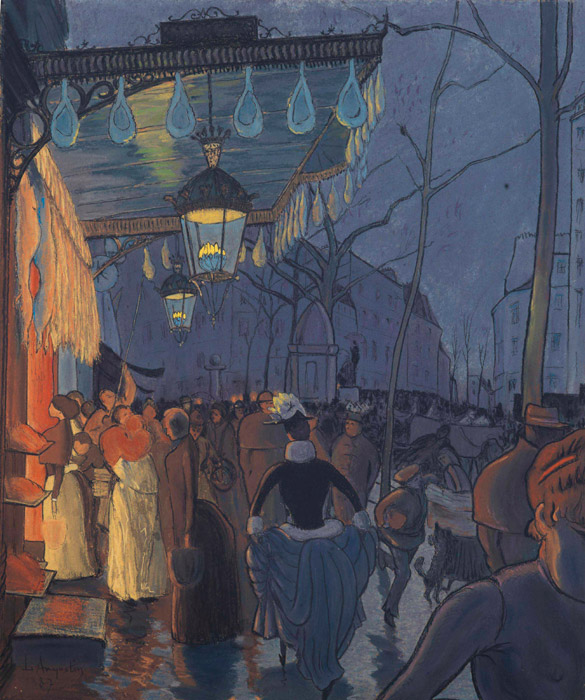 ルイ・アンクタン (Louis Anquetin、1861-1932） 『クリシー大通り午後5時』 （Avenue de Clichy : 5 PM）