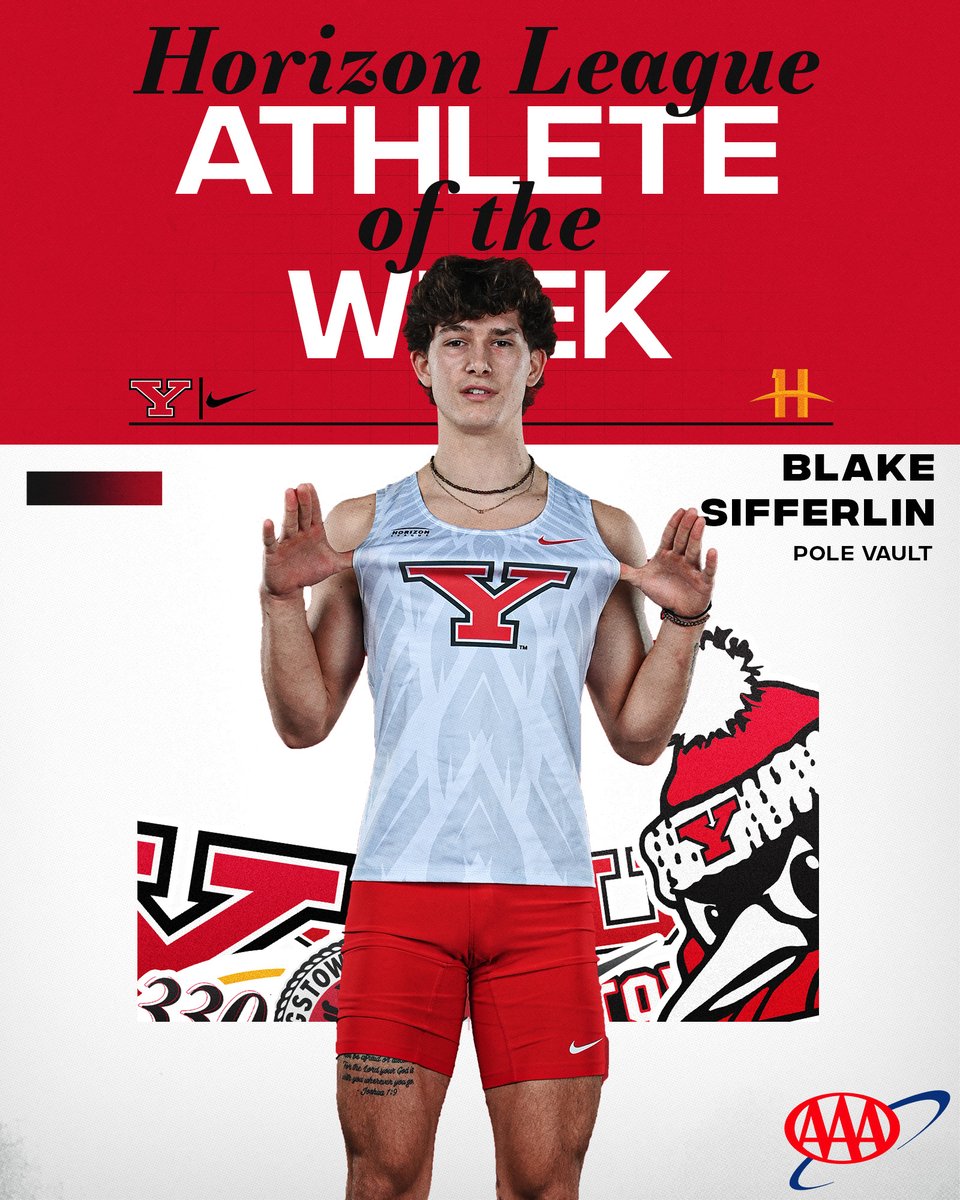 YSUTrackFieldXC ๐ง (@ysutrackfieldxc) on Twitter photo Penguins ๐งน <a href="/HorizonLeague/">Horizon League</a> Weekly Field Honors!
YSU claimed #HLTF Athletes of the Week as Molly Radcliffe and Blake Sifferlin earned weekly accolades following standout efforts at the Ashland Alumni Open!
#GoGuins ๐ง // #FlyWithTheY ๐ค Penguins ๐งน <a href="/HorizonLeague/">Horizon League</a> Weekly Field Honors!
YSU claimed #HLTF Athletes of the Week as Molly Radcliffe and Blake Sifferlin earned weekly accolades following standout efforts at the Ashland Alumni Open!
#GoGuins ๐ง // #FlyWithTheY ๐ค