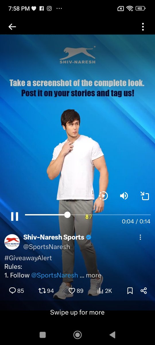 @SportsNaresh #shivnareshlook

Thanks to your whole team for this amazing giveaway! 🙌 
❤️🧡💛💚💙💜❤️
#SpreadTheJoy

@imarun001
@sneeha_
@imMeet17
@isubho7
@ItikaNaik10