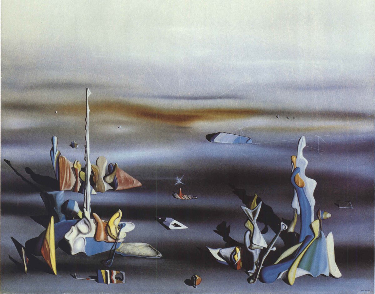 イヴ・タンギー （Yves Tanguy、1900-1955） 『五人の異邦人』 （The Five Strangers）