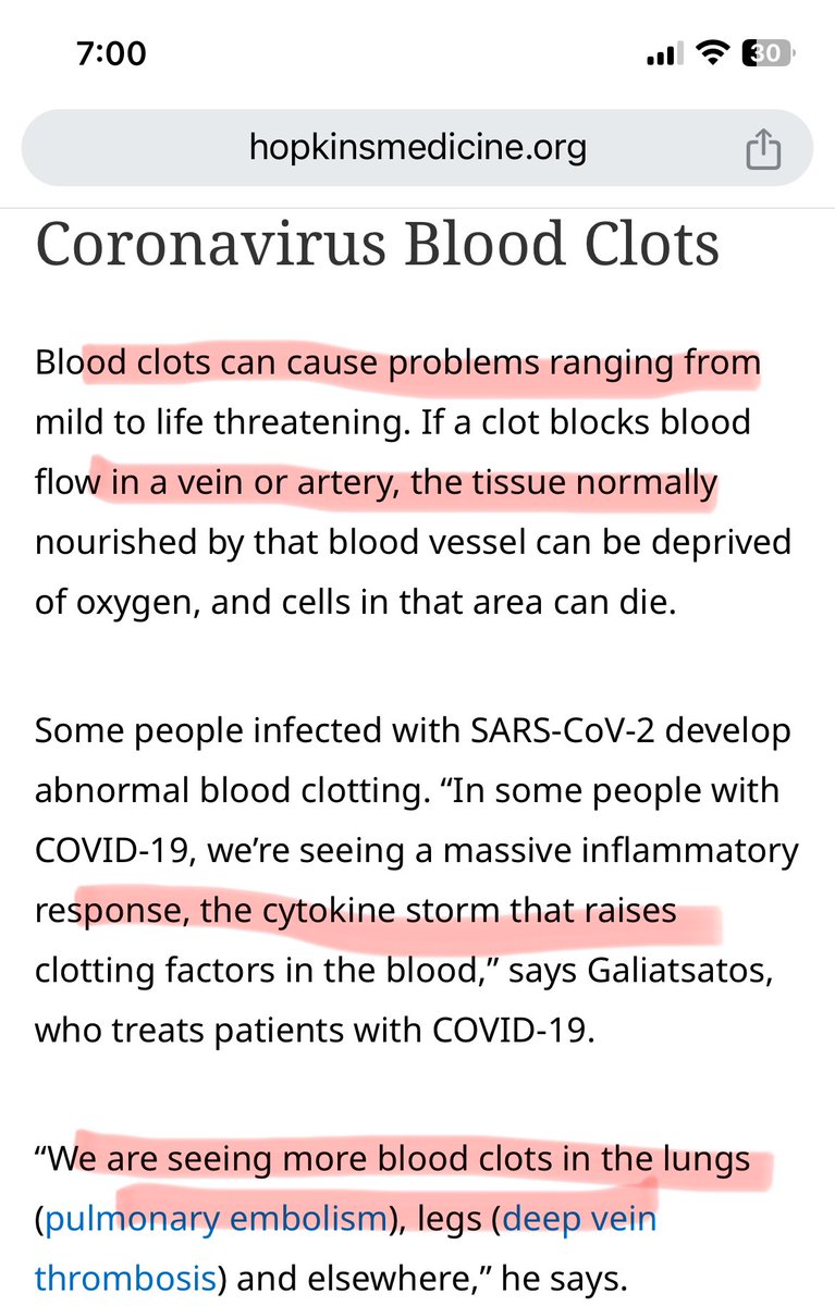 Had it been the case it would not have got clearance. It is #Covid_19 disease itself which creates clots in heart, lungs and brain. @AstraZenecaUS must be sued by @narendramodi government for releasing false narrative in the midst of #Election2024 @HopkinsMedicine has given