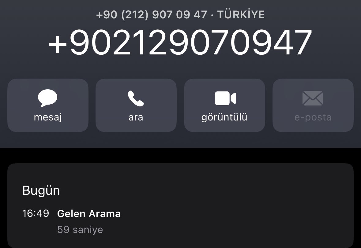 İnternet taahhüdünüz bitmiş vs diye aradı. Küfür ettim. Sağ olsun karşılıksız bırakmadı. Lütfen birisi şu soruyu cevaplasın. Bu elemanlar belli ki Türkiye’den arıyor. 0212 veya 0850 li hatlarla nasıl oluyor da böyle korkusuzca yıllardır bu işi sürdürebiliyor?