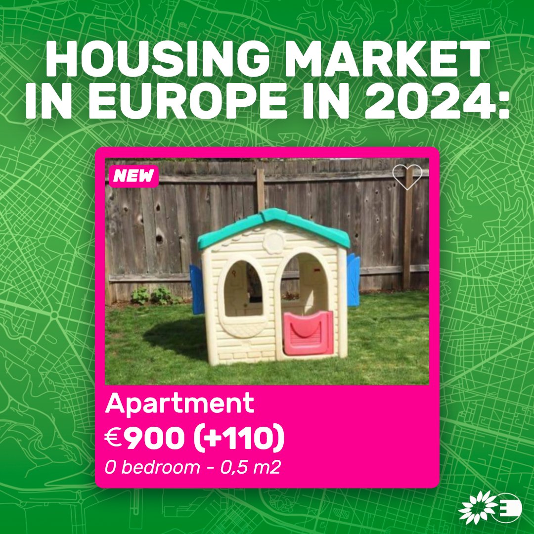 The housing market is ridiculous. Here are our solutions: greens.eu/3uNMuIh #HousingCrisis #Right2Housing