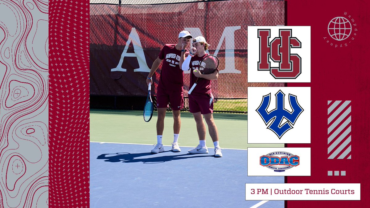 It's a postseason match day for @HSCTennis as they travel to No. 1 seed Washington and Lee University for the quarterfinals of the ODAC tournament at 3 PM. #RollTigers🐅#ODAC 🎾 vs Washington and Lee 🏟️ Outdoor Tennis Courts | Lexington, VA ⏲️ 3 PM