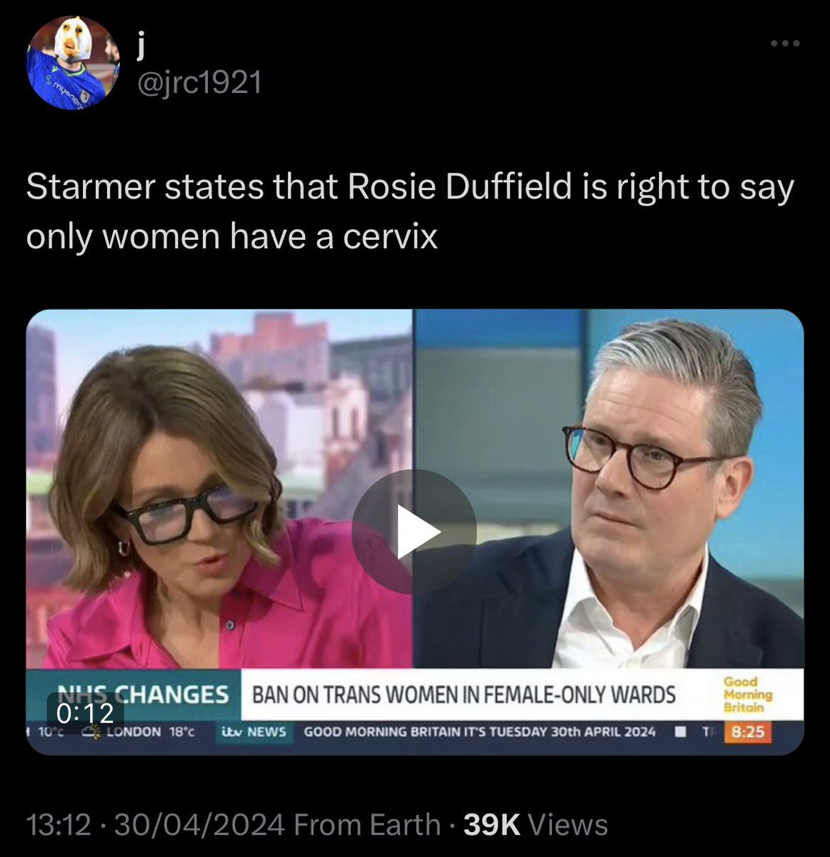 Trans men are men.
Trans women are women.
Non-binary people are non-binary.
Trans rights are human rights.

If you agree with this, do not vote for transphobe Keir Starmer. A Labour government will actively introduce trans exclusionary policies and erode LGBT+ rights.