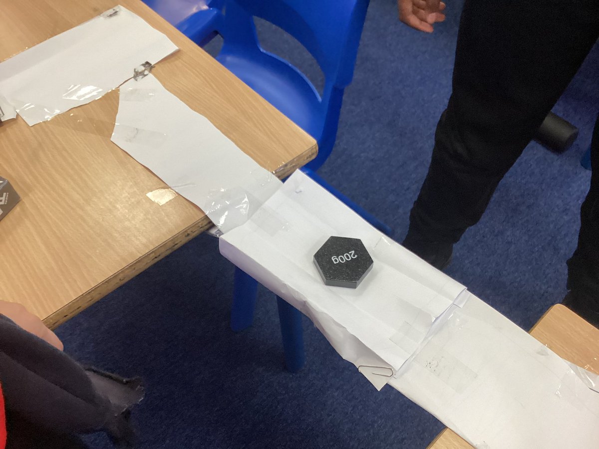 Our prototype bridges fared much better than we thought…some holding a load of over 2kg. Foundations and support are the key! #STEM #civilengineering @bentondeneprim