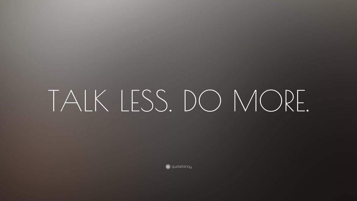 HeartOfSerenit4's tweet image. The thought of the day …. 
#talkless #domore #talk #do