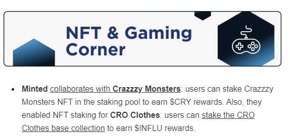 🥳 Happy Tuesday #crofam Our @CrazzzyMonsters partnership with @MintedNetwork has been featured in this morning edition of @cronos_labs newsletter🤩 And guess what...👀 We're just warming up😎 #Cronos #memecoin #FFTB #cronoschain