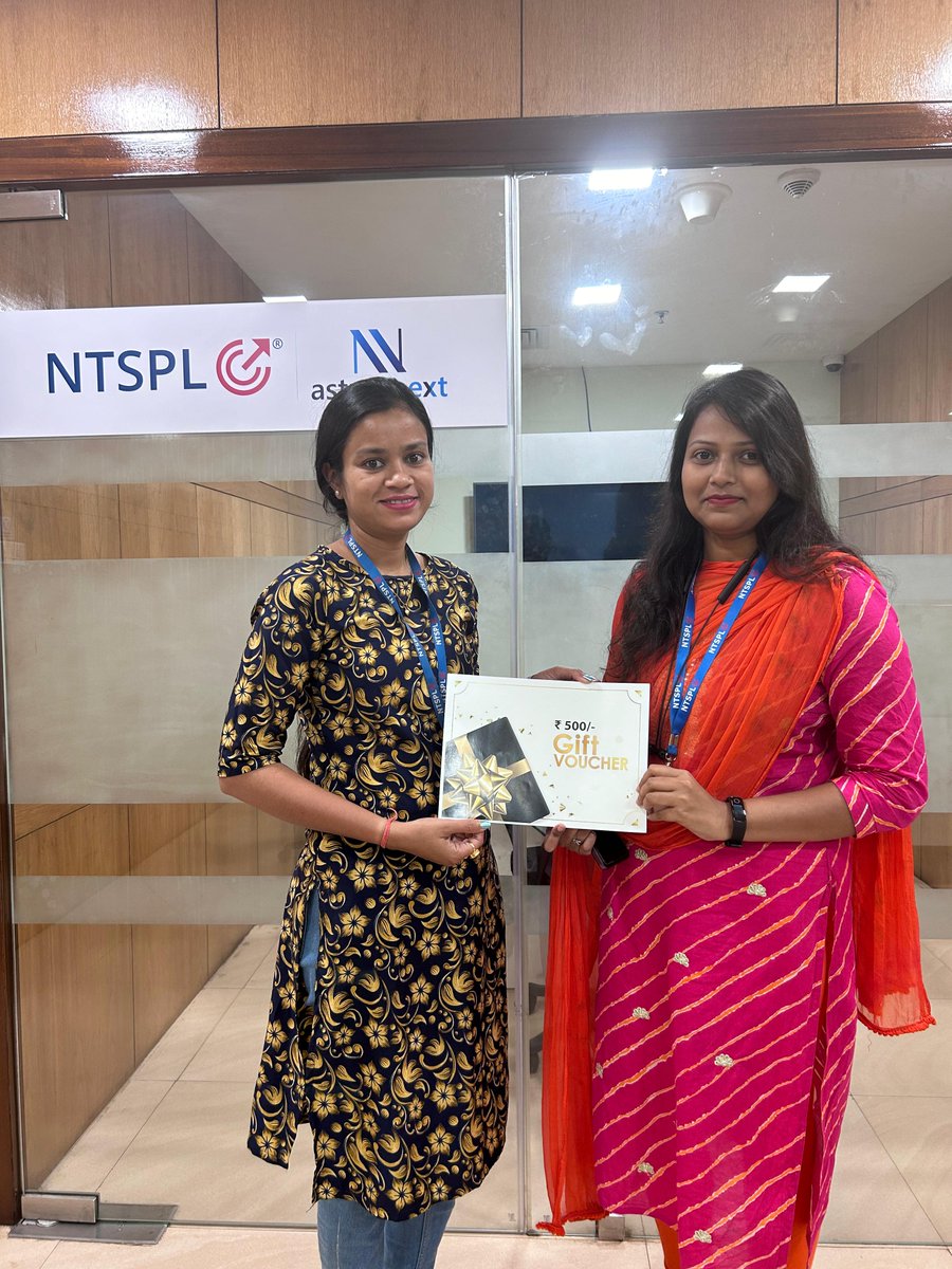 🌟 Congratulations to the most regular and punctual employee of April, Sonali Sangeeta Patra

#TeamNtspl #Software #Punctuality #NTSPL #Ntsplhosting