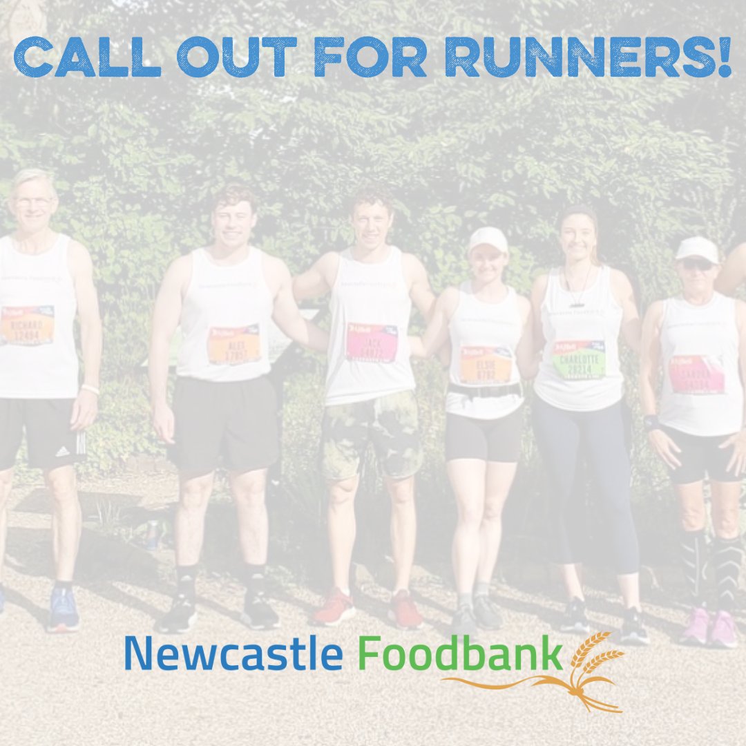 🏃📣 Our Charity is looking for runners for this years @Great_Run! Interested?👇E-mail us at: Info@NewcastleFoodbank.org #GreatNorthRun