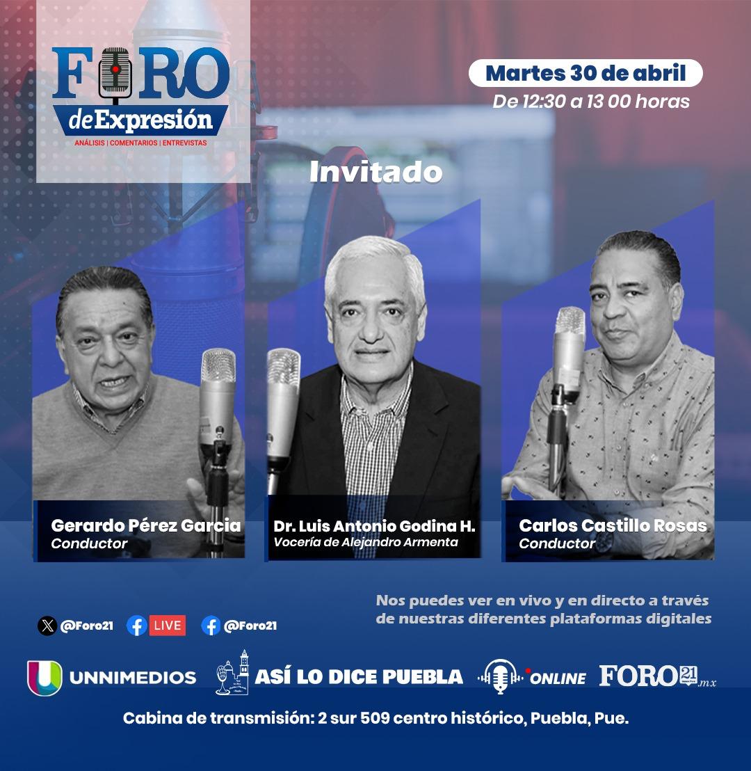 Hoy en #ForoDeExpresión tendremos dos grandes invitados @lgodina y @BruceJulis   

Acompáñanos en punto de las 12 del día a través de #FacebookLive 
@castillo_rosas @Gerardo_PerezG