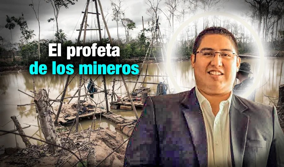 Christian Rosas, asesor de mineros, contactó a congresistas que impulsaron ley a favor de minería ilegal