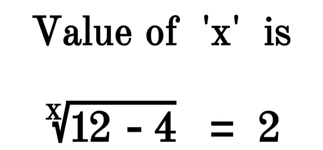 Nice question for you...💯💯💯.
Question:
Try to find the value(s) of x?
#mathe.#Maths.#Algebra.#Geometry.#Calculus.#ProblemSolving.#test.#Exams.#puzzle.#Science.#evaluation.#solve.
#ریاضی.#ریاضیات.