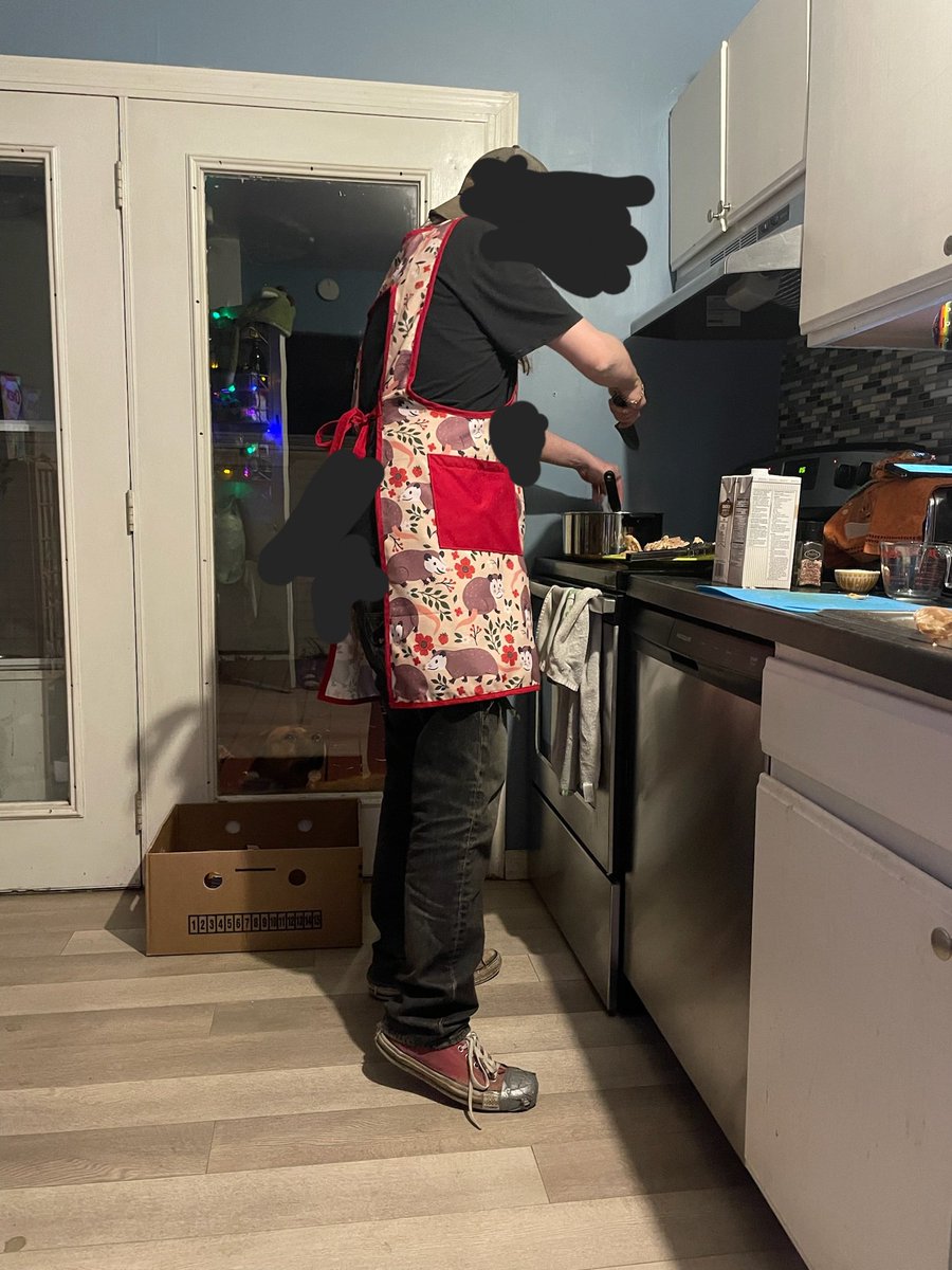 Rockin the apron last night