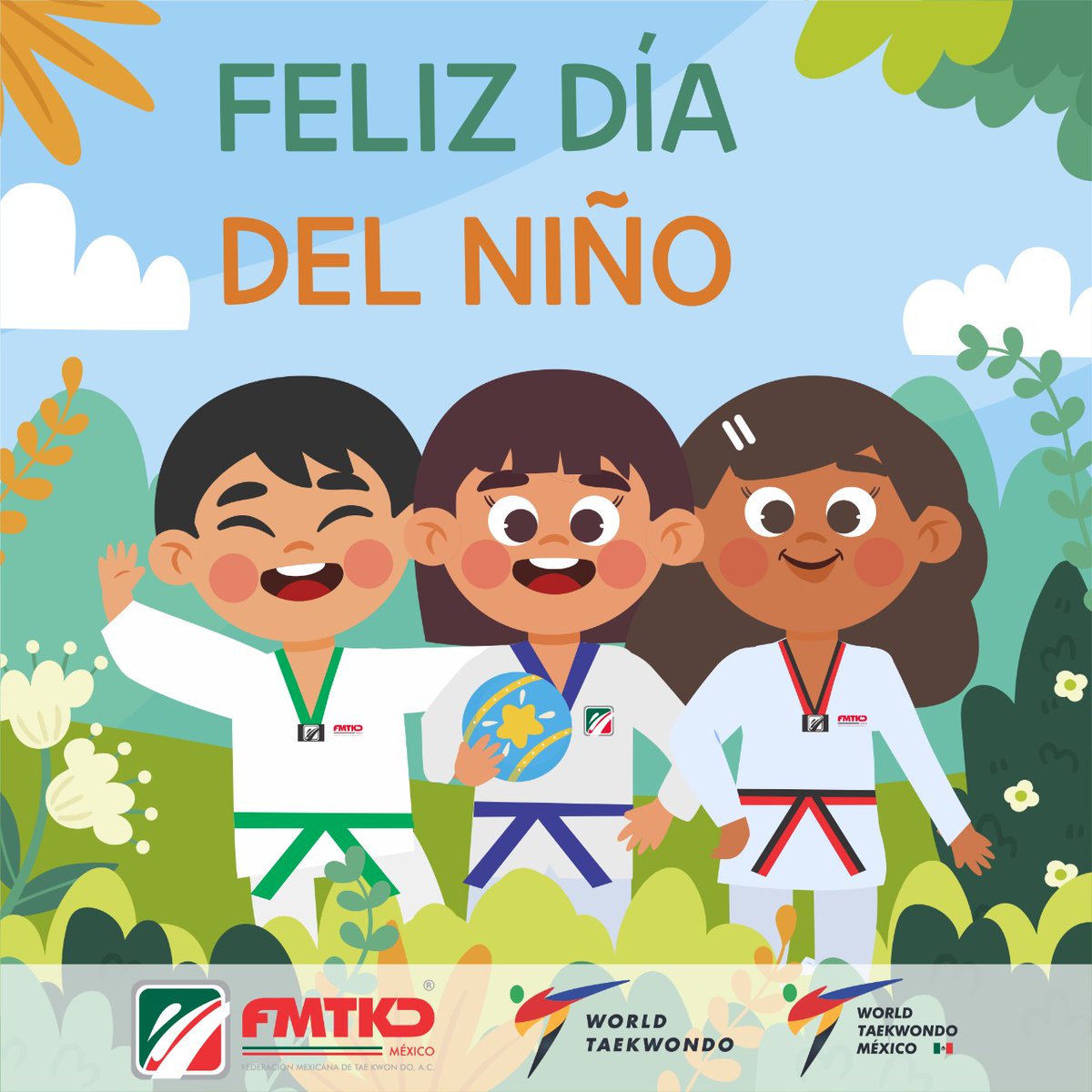 #felizdiadelniño “Los niños son el reflejo de nuestro futuro. Démosles razones para soñar y motivos para creer.” #Taekwondo