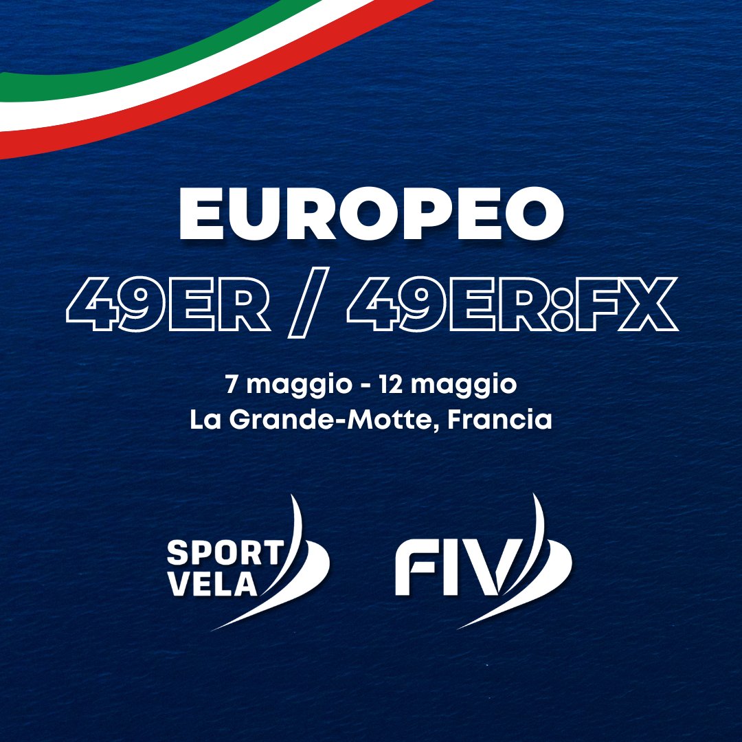 Non solo Nacra 17 a La Grande-Motte: tra una settimana al via anche l’Europeo 49er e 49er:FX! 🇮🇹⛵ 🤝 @FalconeriTweet | Edison Next | Slam | @Technogym | Cetilar | Fonteviva | @GarminItaly | @Armare_ropes | @YamahaMotorIT | Bimar 🤝 #LaVelaChiamò | #SportVela | #AmaLaVela