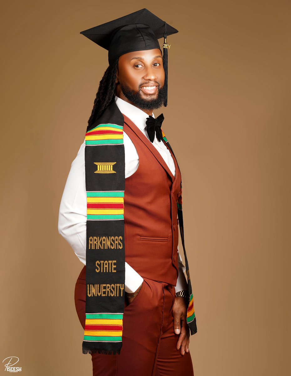 🤫 Everybody ain’t got to know your motion. 

Degree #3: D O N E ! 🧑🏾‍🎓📚🎉
Arkansas State University Class of 2024 
Specialist in Education (Ed.S.) 

It’s graduation week ❤️🤍