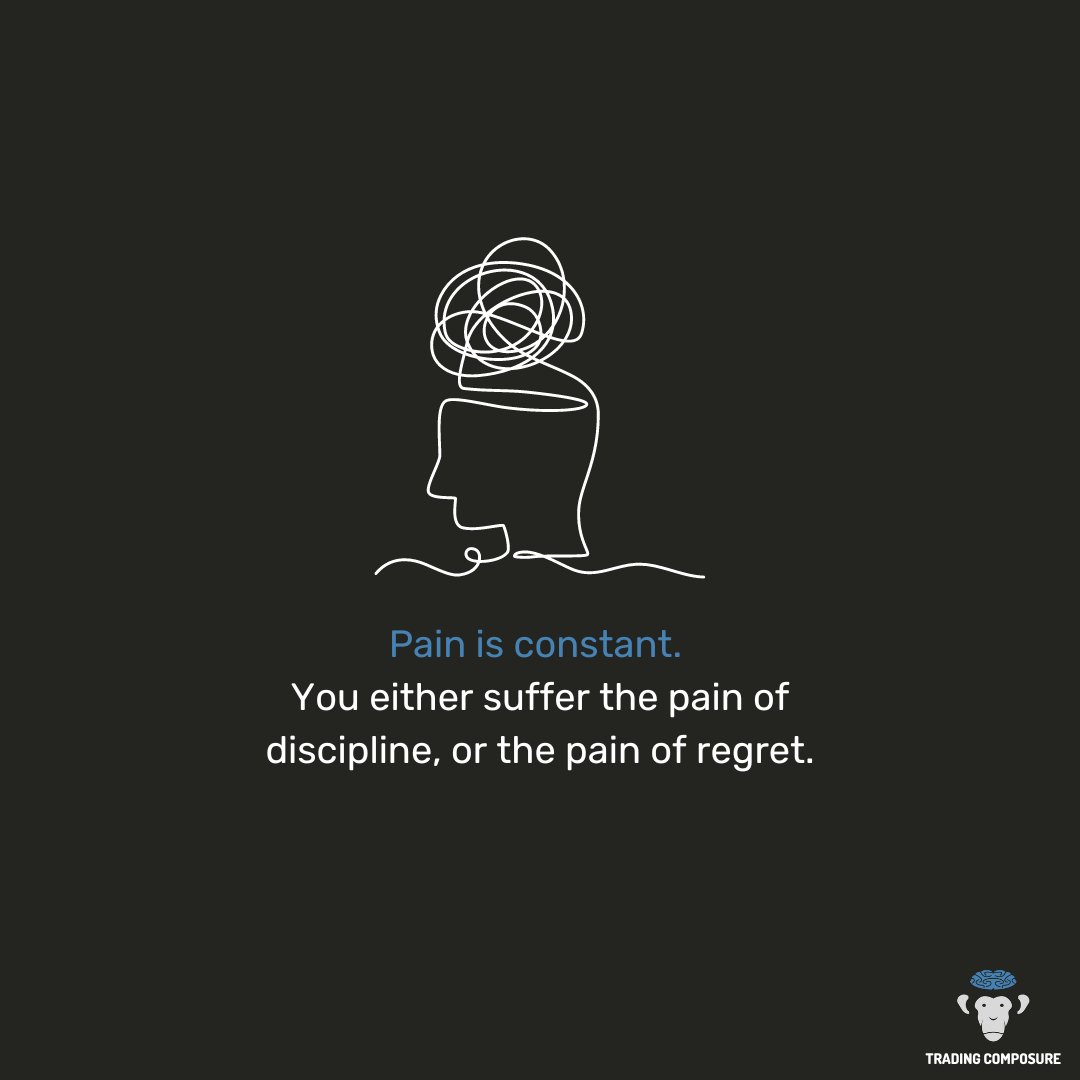 Choose your pain: the discipline of growth or the regret of stagnation. 💪🔥